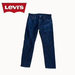 Levi’s 502 Taper Jeans Dark Wash Mid Rise Denim 33 x 30